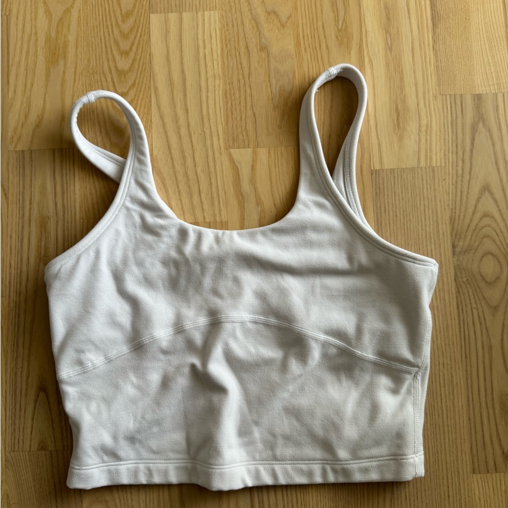 aritzia white sports tank